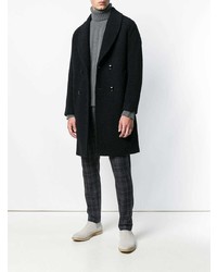 Мужская серая вязаная водолазка от Mp Massimo Piombo