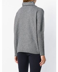 Женская серая вязаная водолазка от Peserico