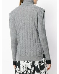 Женская серая вязаная водолазка от Nude