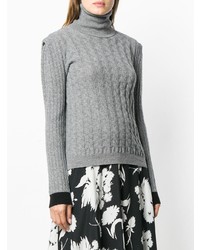 Женская серая вязаная водолазка от Nude