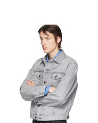 Мужская серая джинсовая куртка от Acne Studios