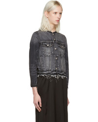 Женская серая джинсовая куртка от Amo