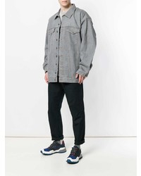 Мужская серая джинсовая куртка от Y/Project