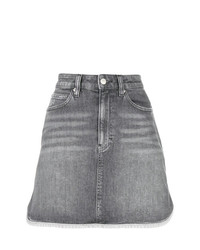 Серая джинсовая мини-юбка от Calvin Klein Jeans