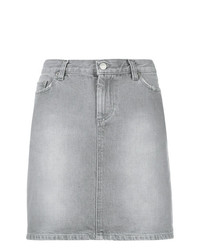 Серая джинсовая мини-юбка от Helmut Lang Vintage