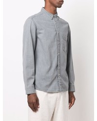 Мужская серая джинсовая рубашка от Isabel Marant