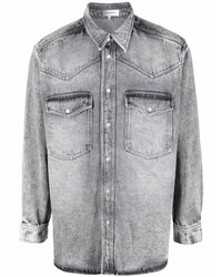 Мужская серая джинсовая рубашка от Isabel Marant