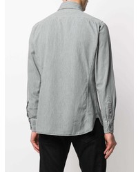 Мужская серая джинсовая рубашка от Tom Ford