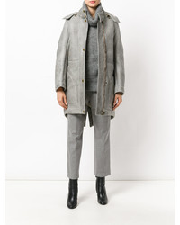 Женская серая дубленка от Chloé