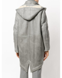 Женская серая дубленка от Chloé