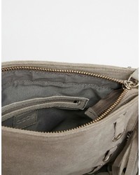 Женская серая замшевая сумка от Asos