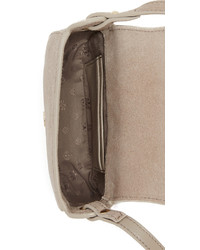 Женская серая замшевая сумка от Tory Burch