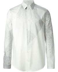 Мужская серая классическая рубашка от Balenciaga
