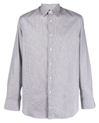 Мужская серая классическая рубашка от Brioni