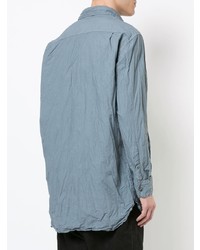 Мужская серая классическая рубашка от Casey Casey