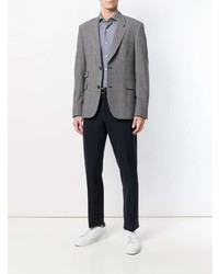 Мужская серая классическая рубашка от Borriello