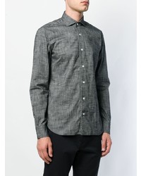 Мужская серая классическая рубашка от Barba