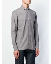 Мужская серая классическая рубашка от Barba