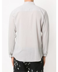 Мужская серая классическая рубашка от OSKLEN