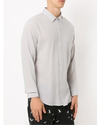 Мужская серая классическая рубашка от OSKLEN