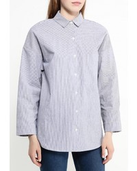 Женская серая классическая рубашка от Cocos