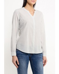 Женская серая классическая рубашка от Mustang