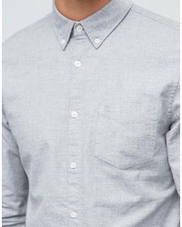 Мужская серая классическая рубашка от Jack Wills