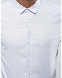 Мужская серая классическая рубашка от Asos