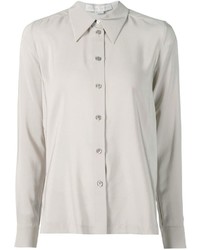 Женская серая классическая рубашка от Stella McCartney