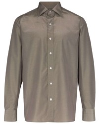 Мужская серая классическая рубашка от Tom Ford