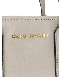 Серая кожаная большая сумка от Marc Jacobs