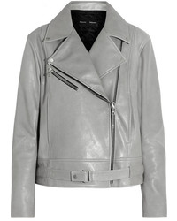 Женская серая кожаная куртка от Proenza Schouler