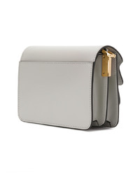 Серая кожаная сумка-саквояж от Marni