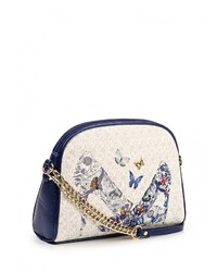 Серая кожаная сумка через плечо от Anna Wolf