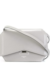 Серая кожаная сумка через плечо от Givenchy