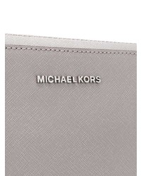 Серая кожаная сумка через плечо от MICHAEL Michael Kors