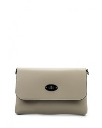 Серая кожаная сумка через плечо от Roberta Rossi