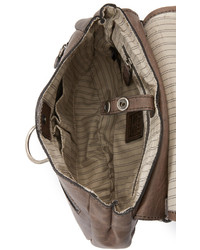 Женская серая кожаная сумка от Frye