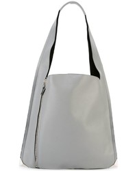 Женская серая кожаная сумка от Elena Ghisellini