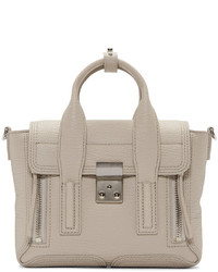 Женская серая кожаная сумка от 3.1 Phillip Lim
