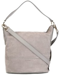 Женская серая кожаная сумка от See by Chloe