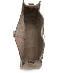 Женская серая кожаная сумка от Rebecca Minkoff