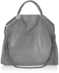 Женская серая кожаная сумка от Stella McCartney