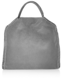 Женская серая кожаная сумка от Stella McCartney
