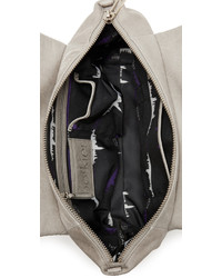 Женская серая кожаная сумка от Botkier