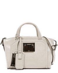 Женская серая кожаная сумка от Tumi