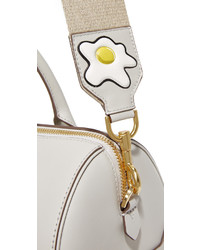 Женская серая кожаная сумка от Anya Hindmarch