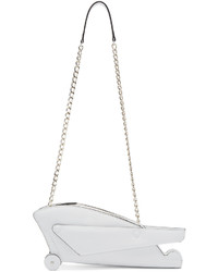 Женская серая кожаная сумка от J.W.Anderson