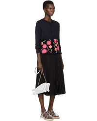 Женская серая кожаная сумка от J.W.Anderson