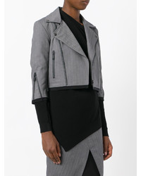 Женская серая косуха от A.F.Vandevorst